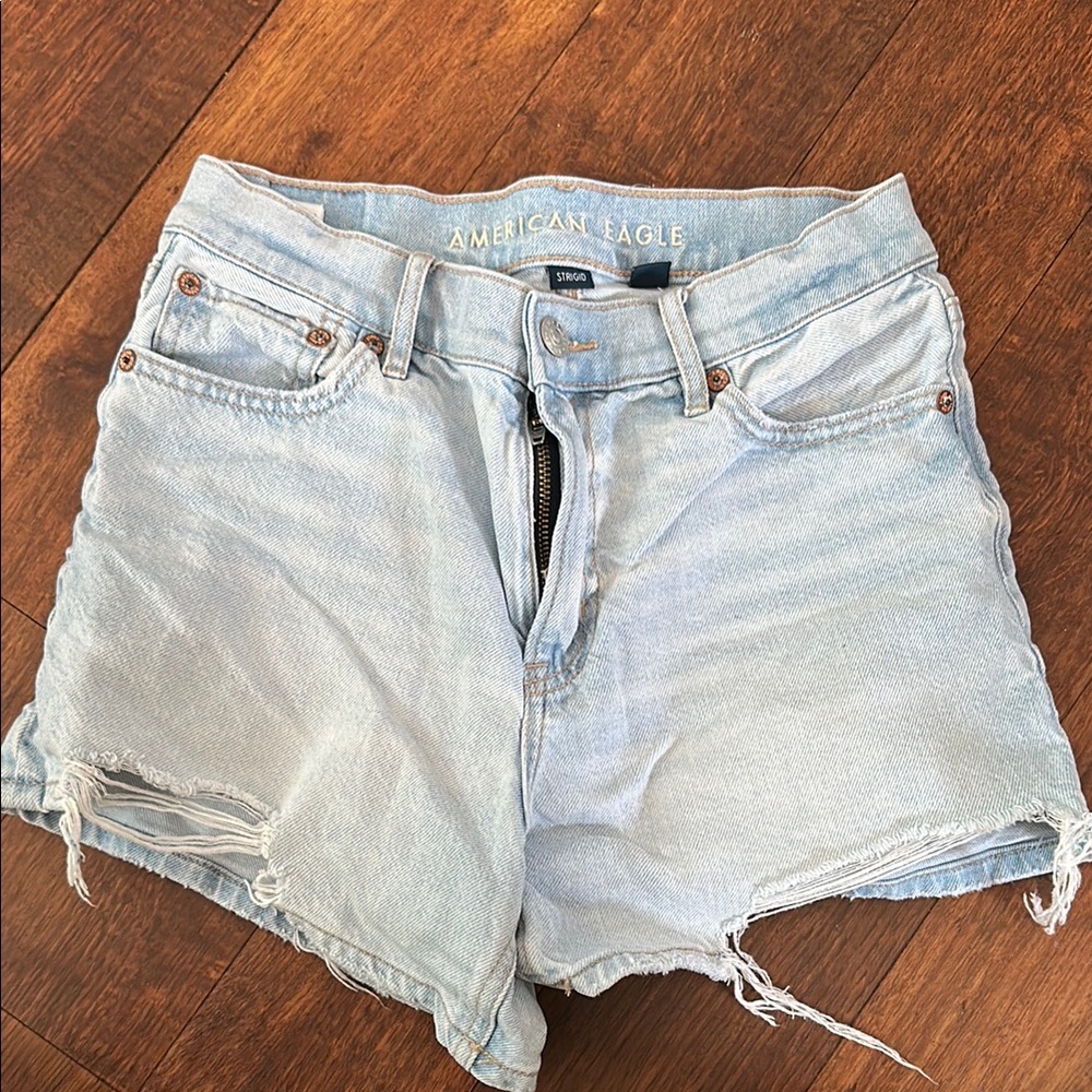 American Eagle Outfitters Light Blue Denim Shorts